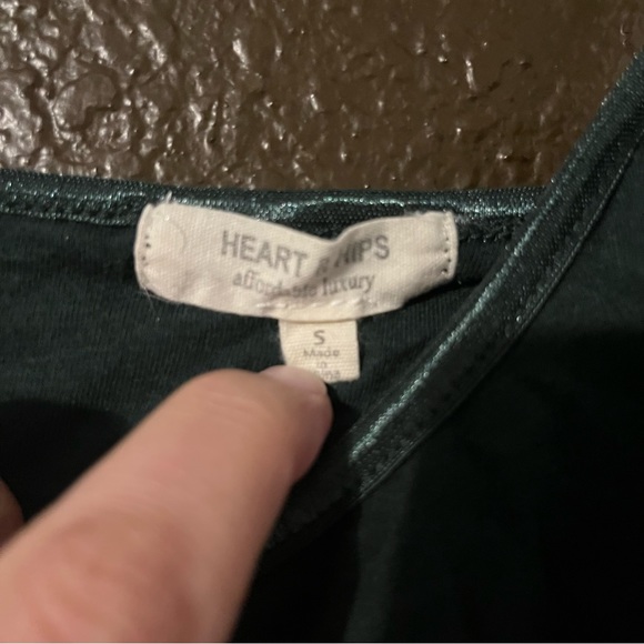 Black Cami Style Tank Top, Size Small, Long Length - Picture 2 of 5